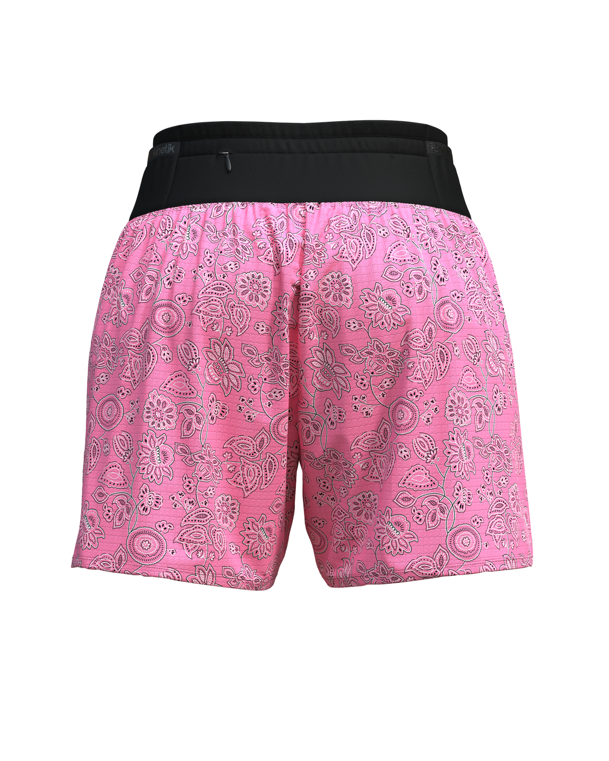 AEROK 5 BANDANA ROSY-Shorts-short femme trail running multipoche-kinetik-adrenalink