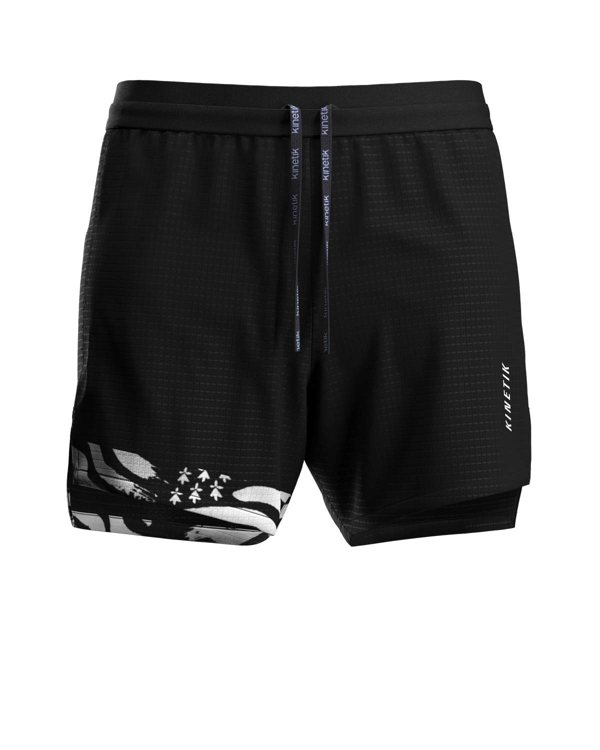 AEROK 5" BZH-Shorts-Short trail-running homme multipoche-kinetik-adrenalink