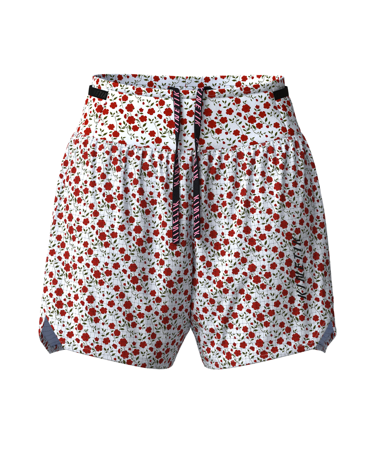AEROK 5 COQUELICOT-Shorts-short femme trail running multipoche-kinetik-adrenalink