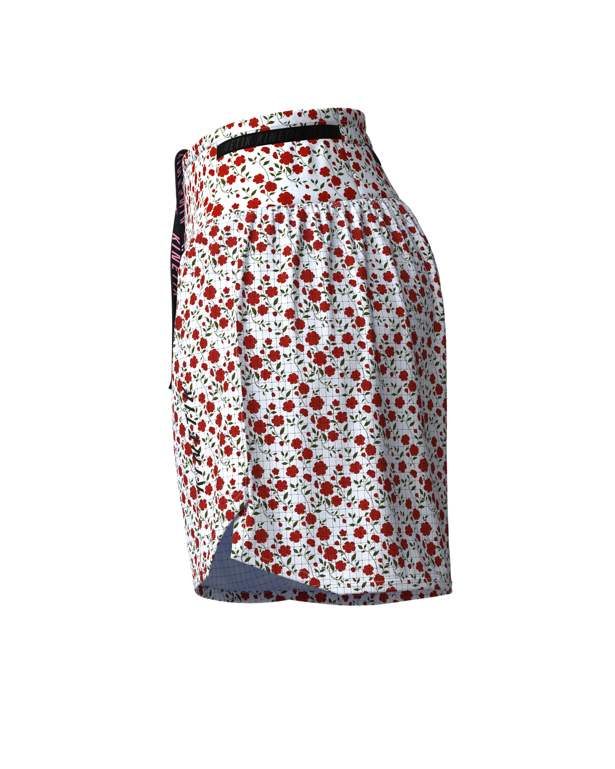 AEROK 5 COQUELICOT-Shorts-short femme trail running multipoche-kinetik-adrenalink