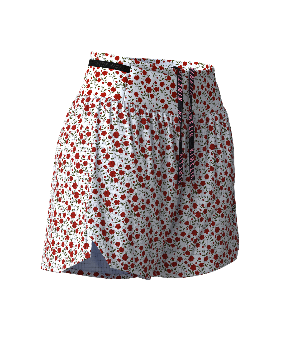 AEROK 5 COQUELICOT-Shorts-short femme trail running multipoche-kinetik-adrenalink