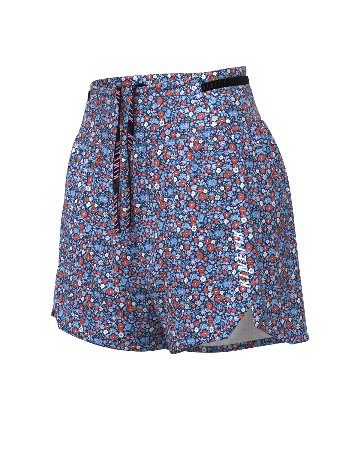 AEROK 5 FLORAL PROVENCE-Shorts-short femme trail running multipoche-kinetik-adrenalink