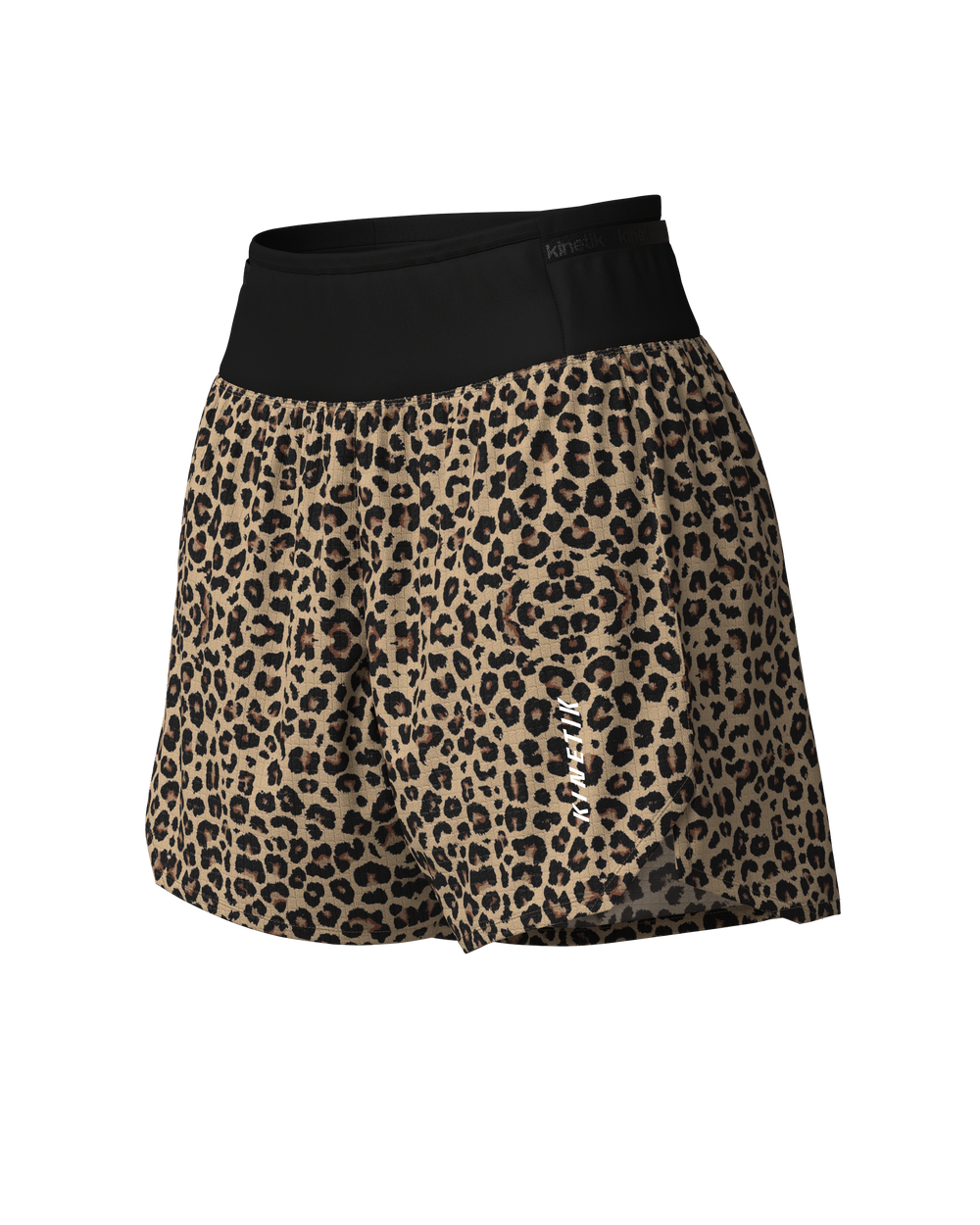 AEROK 5 LEOPARD-Shorts-short femme trail running multipoche-kinetik-adrenalink