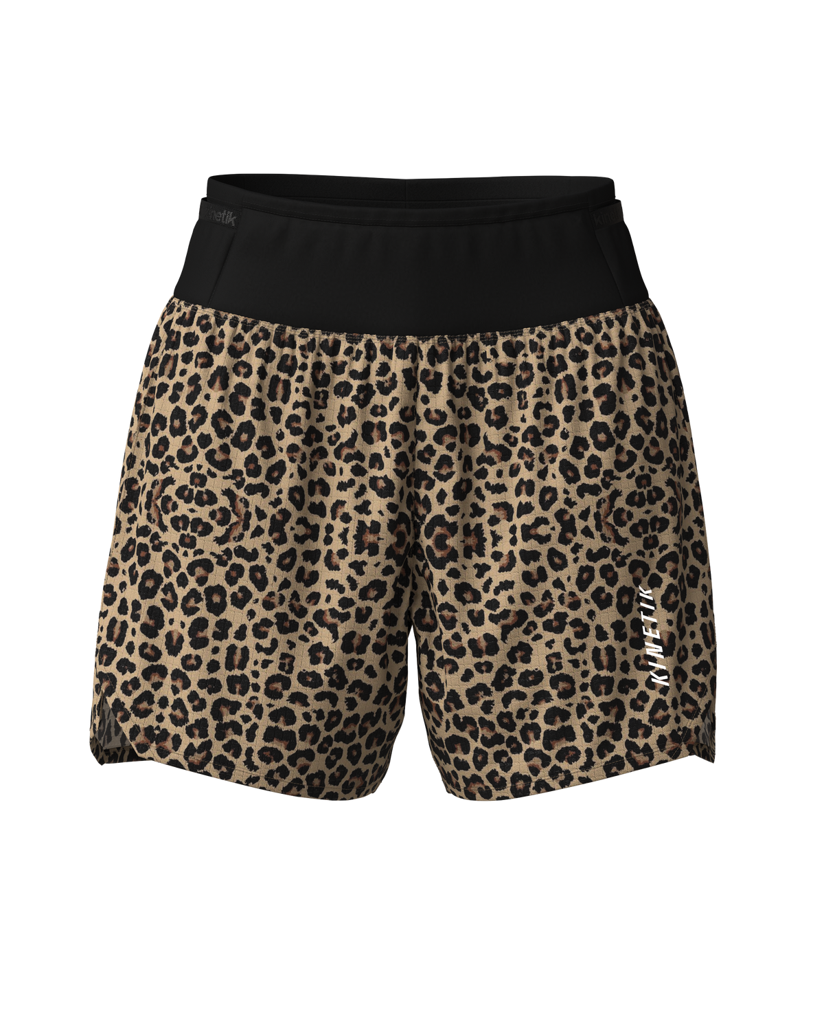 AEROK 5 LEOPARD-Shorts-short femme trail running multipoche-kinetik-adrenalink