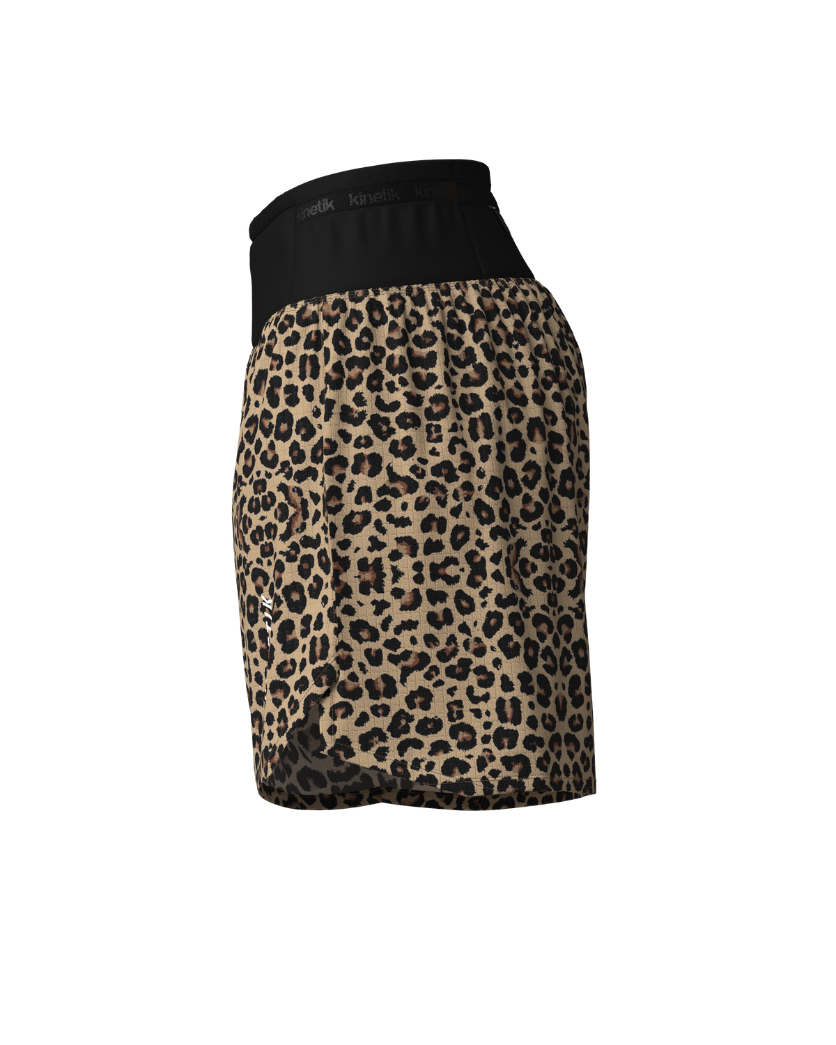 AEROK 5 LEOPARD-Shorts-short femme trail running multipoche-kinetik-adrenalink