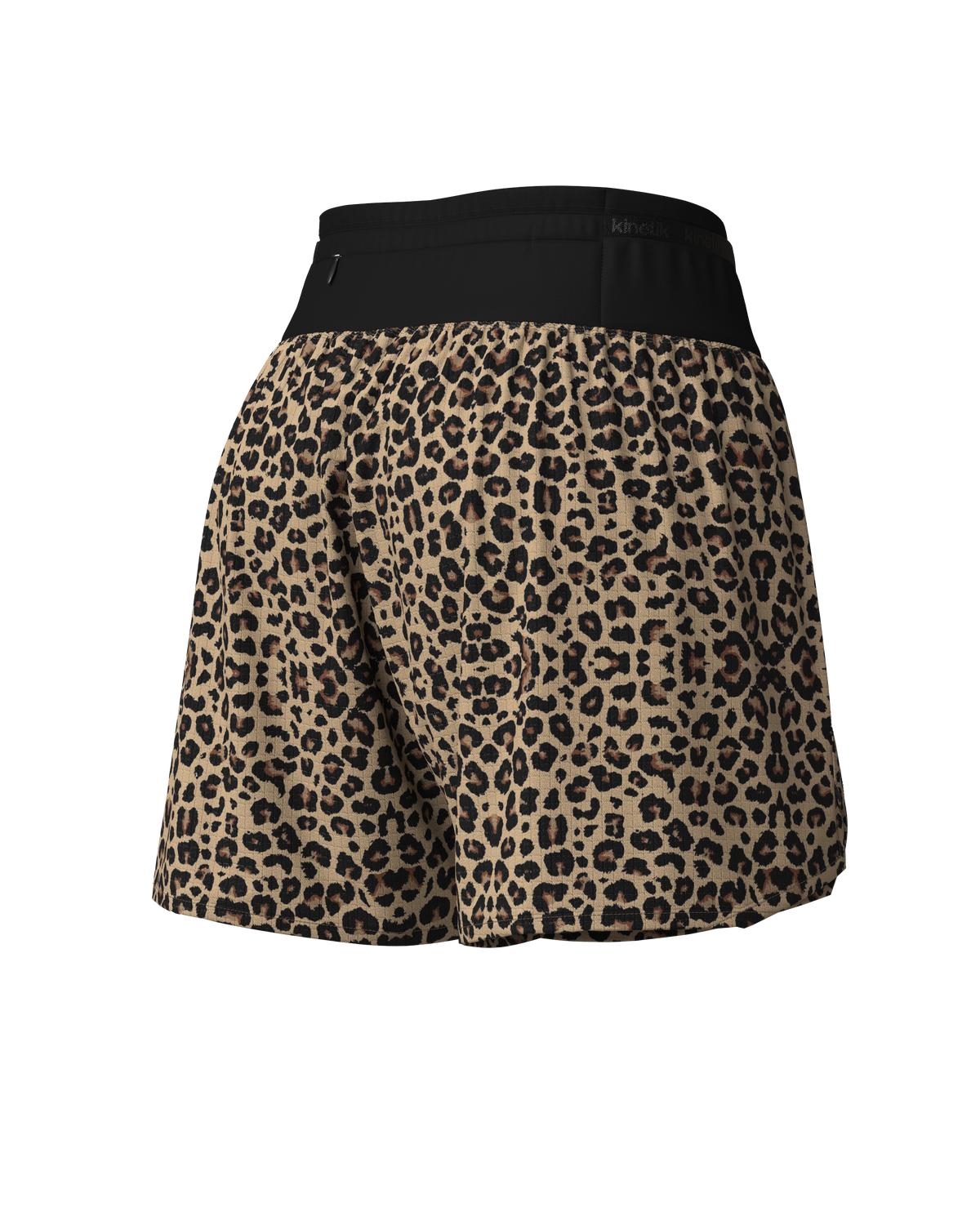 AEROK 5 LEOPARD-Shorts-short femme trail running multipoche-kinetik-adrenalink