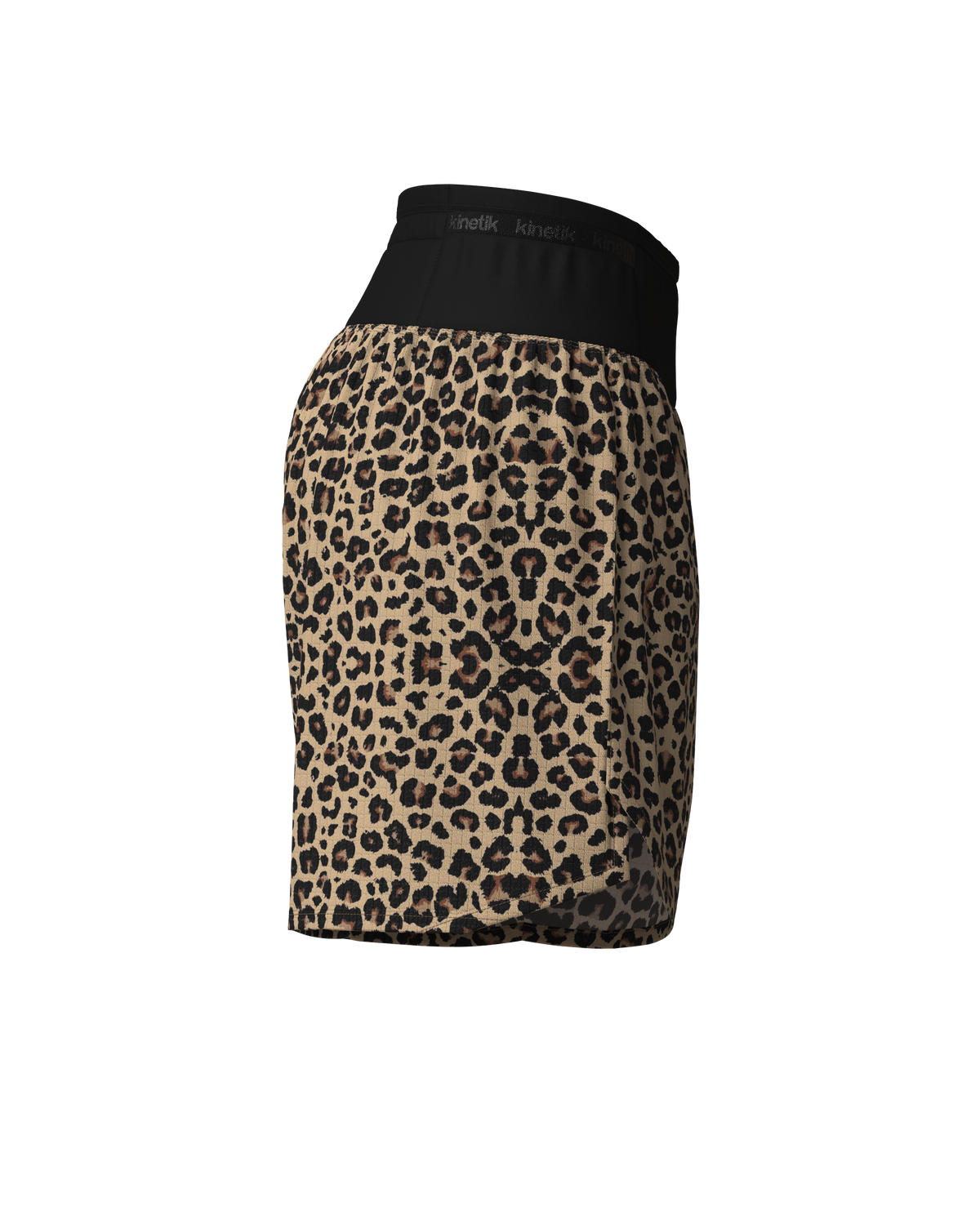 AEROK 5 LEOPARD-Shorts-short femme trail running multipoche-kinetik-adrenalink