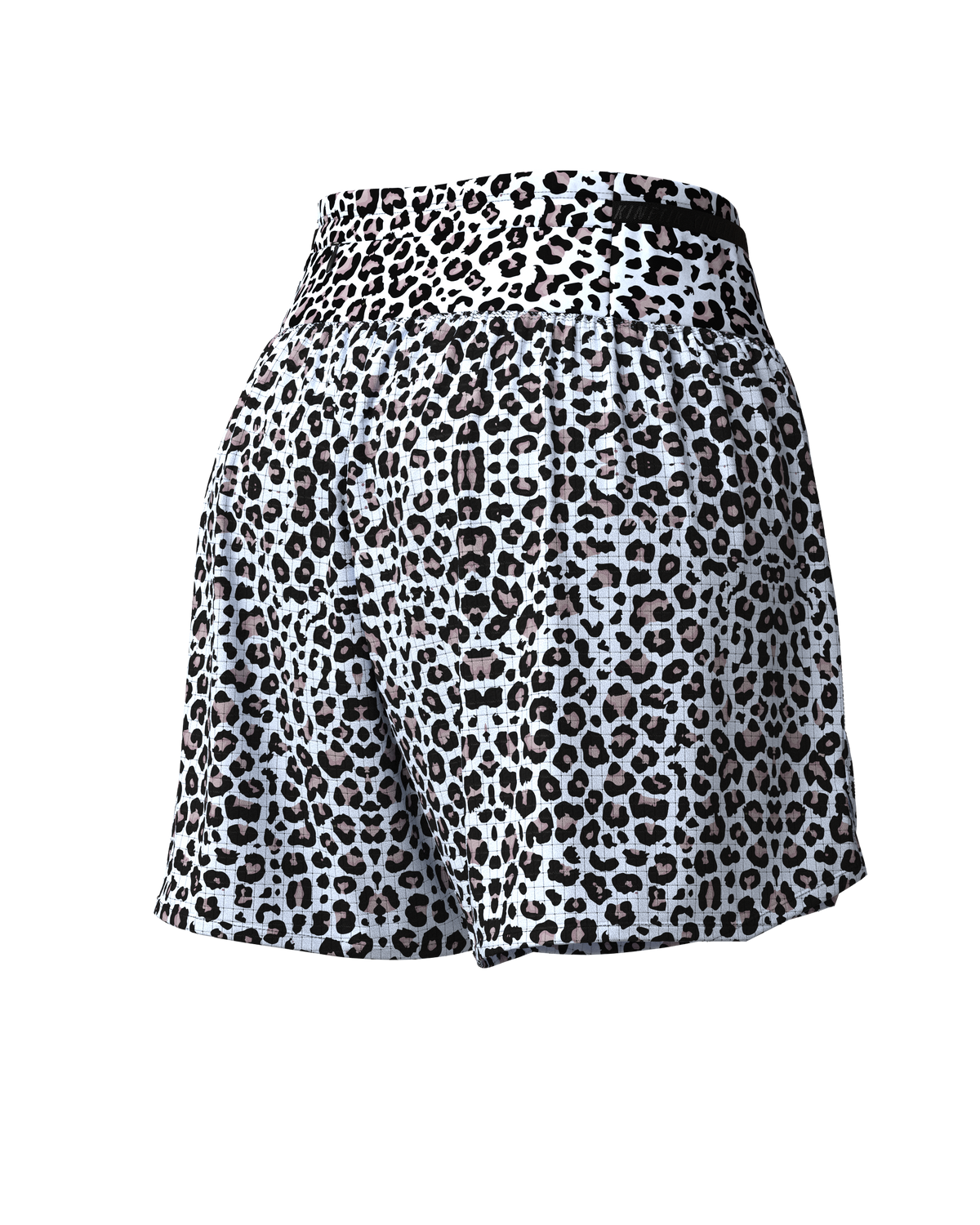 AEROK 5 LEOPARD SNOW-Shorts-short femme trail running multipoche-kinetik-adrenalink