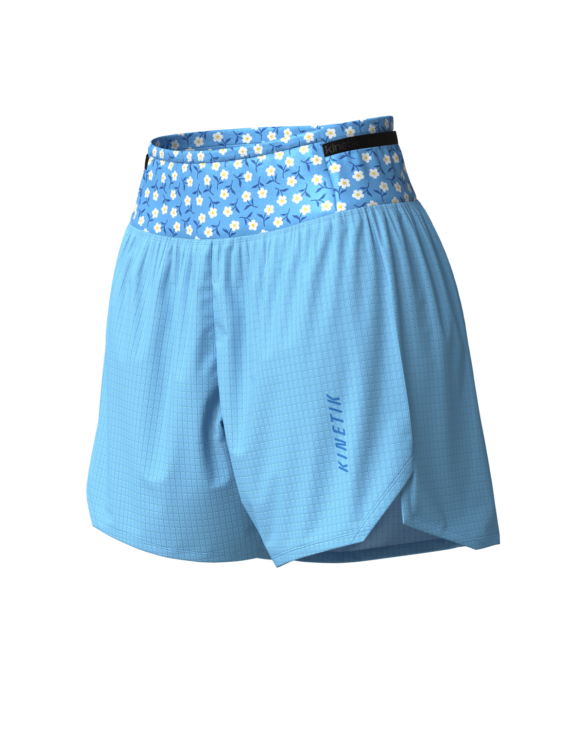 AEROK 5 OCEANIC FLOWERS HAWAIIAN-short femme trail running multipoche-kinetik-adrenalink