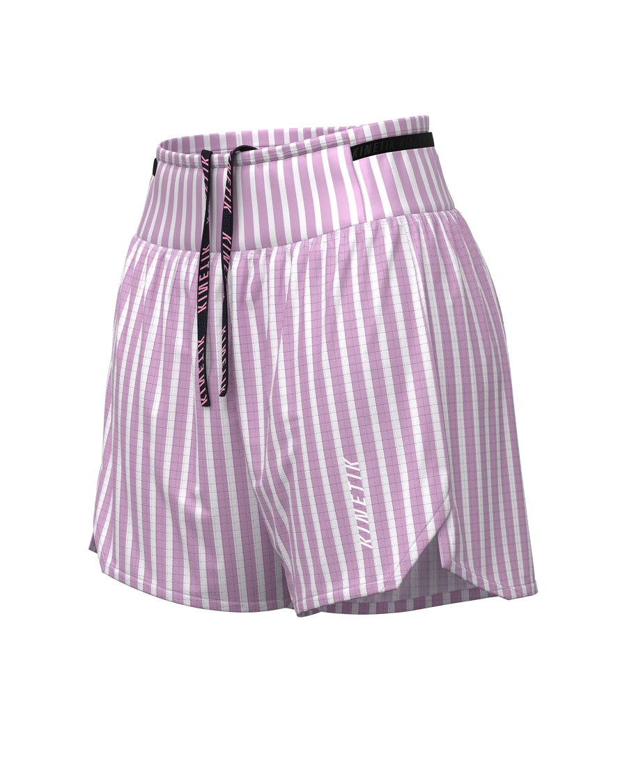 AEROK 5 ROMANTIC STRIPES-Shorts-short femme trail running multipoche-kinetik-adrenalink