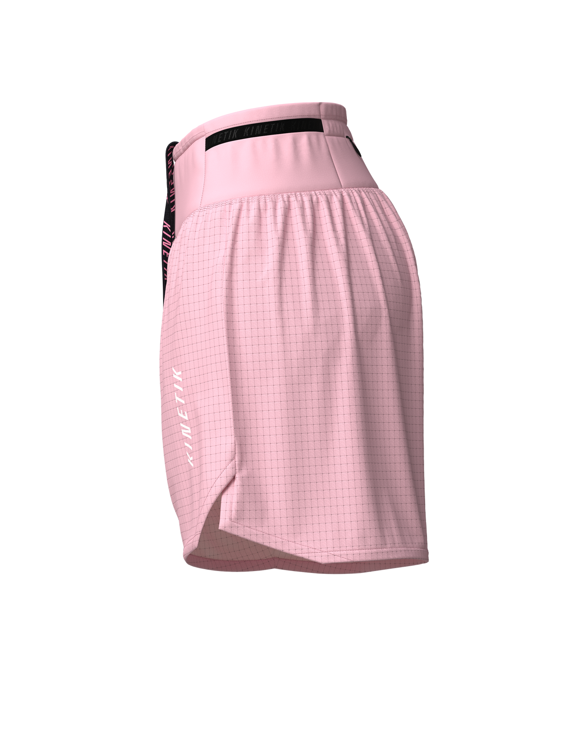 AEROK 5 ROSE SHADOW-short femme trail running multipoche-kinetik-adrenalink