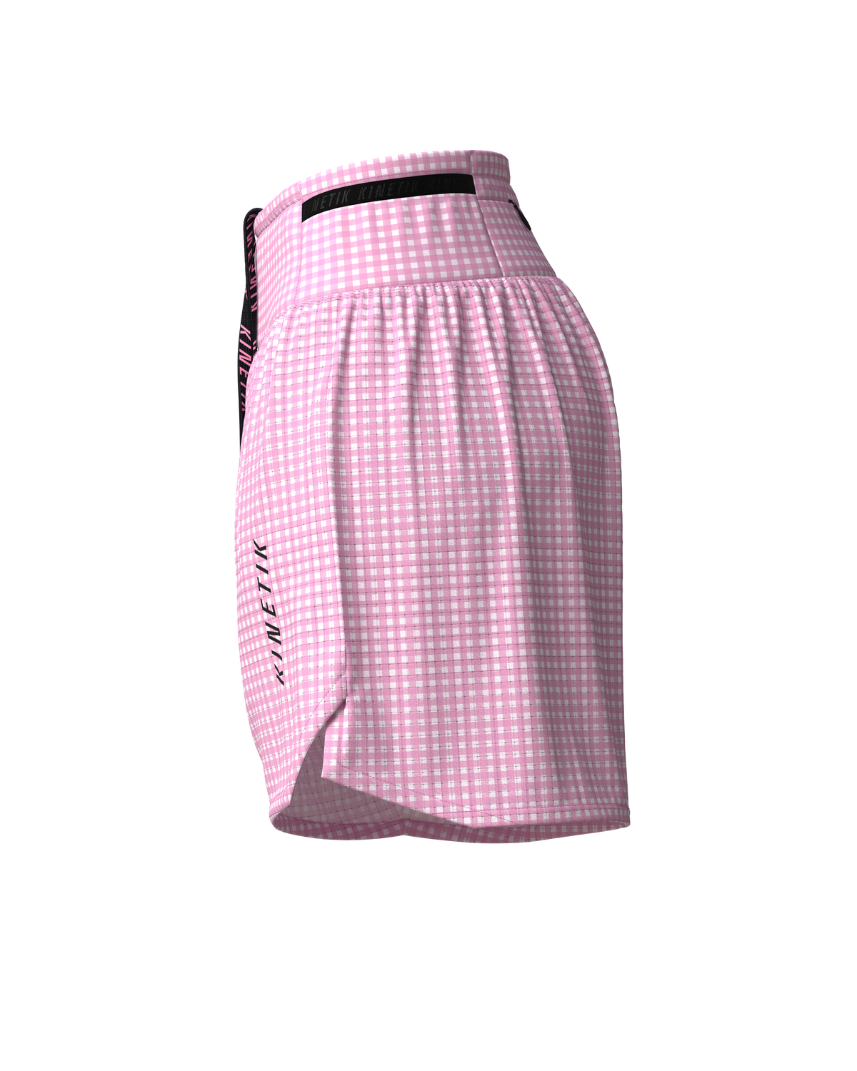 AEROK 5 VICHY-Shorts-short femme trail running multipoche-kinetik-adrenalink