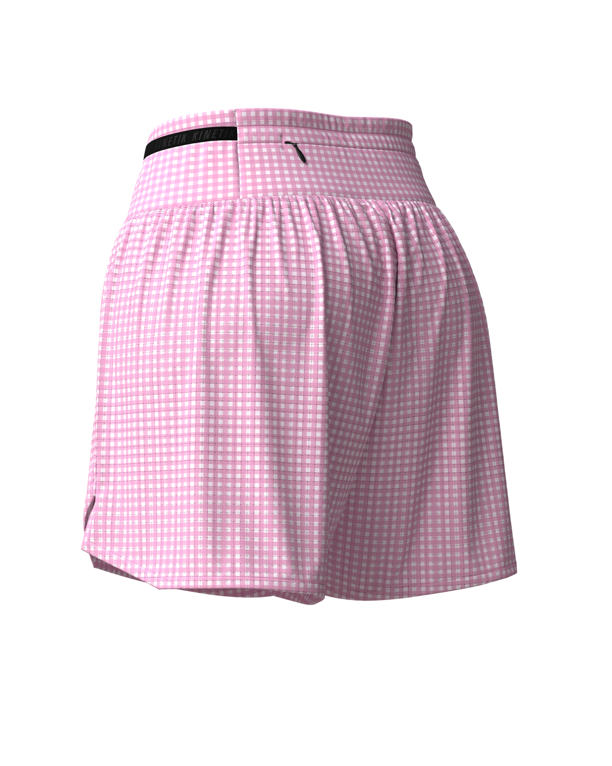 AEROK 5 VICHY-Shorts-short femme trail running multipoche-kinetik-adrenalink