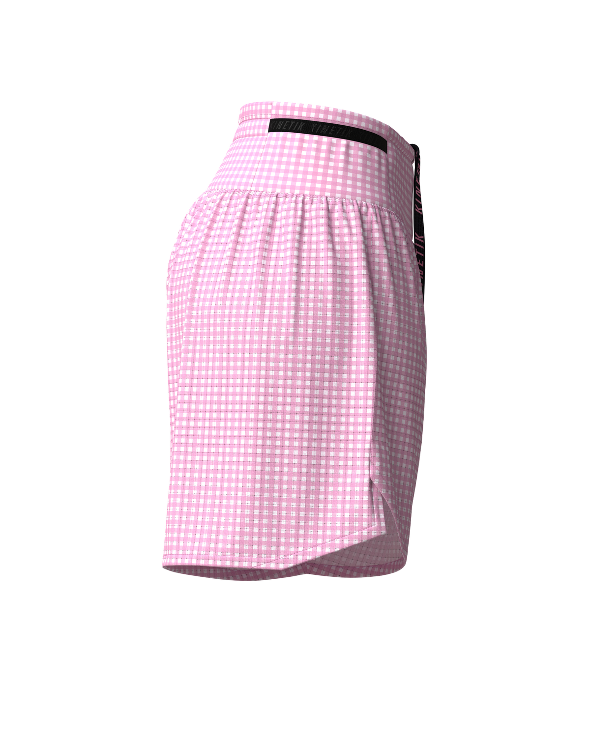 AEROK 5 VICHY-Shorts-short femme trail running multipoche-kinetik-adrenalink