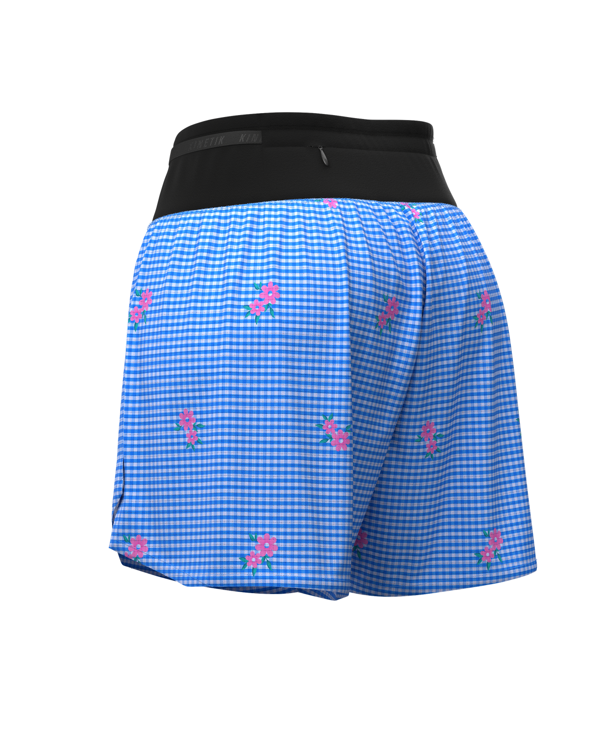 AEROK 5 VICHY WILD-Shorts-short femme trail running multipoche-kinetik-adrenalink