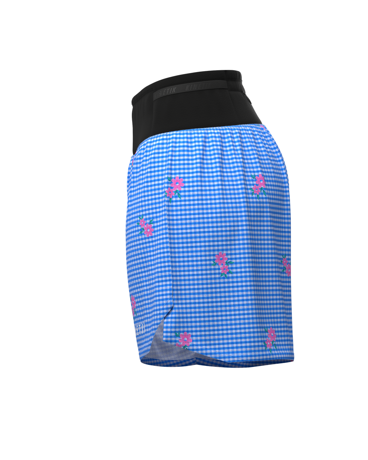 AEROK 5 VICHY WILD-Shorts-short femme trail running multipoche-kinetik-adrenalink