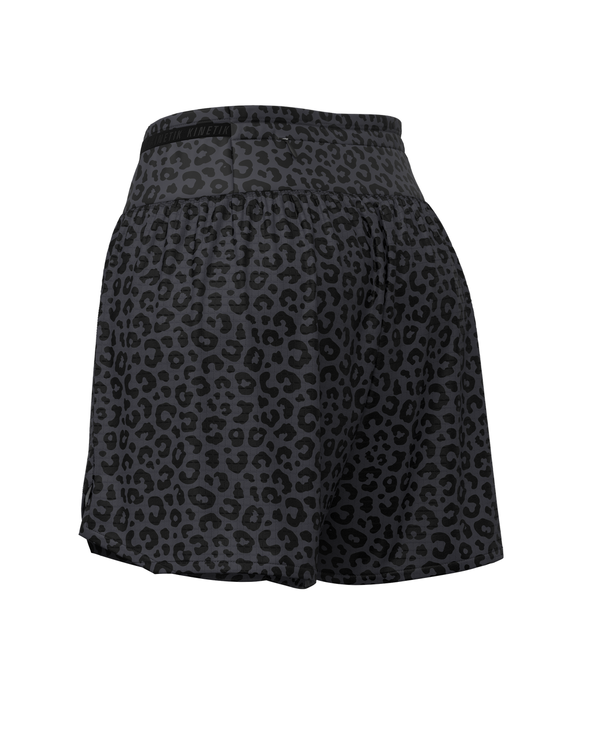 short-trail-running-aerok-5-femme-leopard-black-coffee