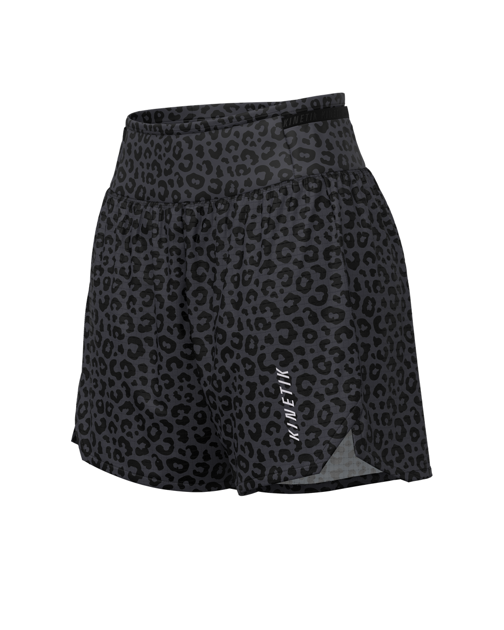 short-trail-running-aerok-5-femme-leopard-black-coffee