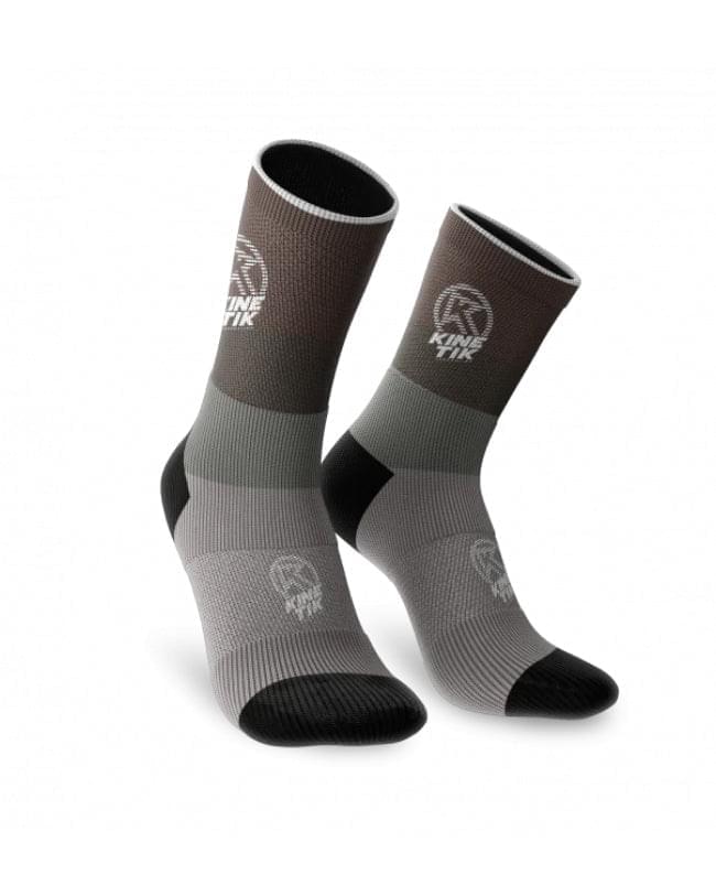 Chaussettes trail-running AKTIV HIGHT REPLIKA GREY - 1 - kinetik